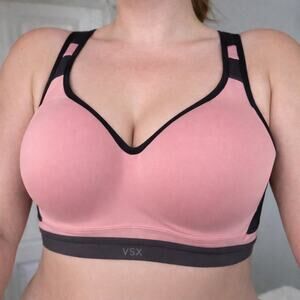 VSX Sport Victoria’s Secret Racerback Sports Bra Medium Support Padded 34DD